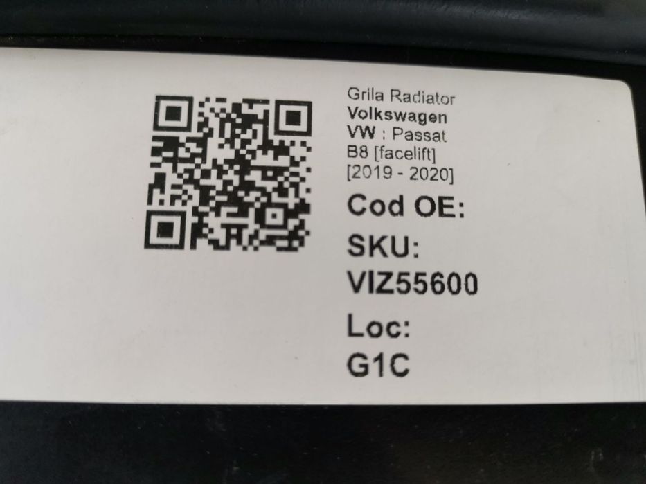 Grila Radiator Volkswagen VW  Passat B8 [facelift] [2019 - 2020] Origi