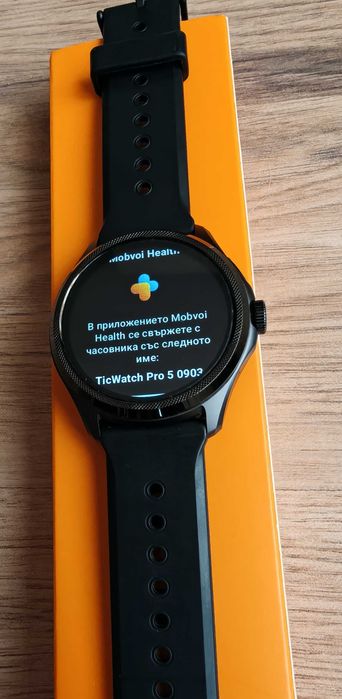 Смарт Часовник Ticwatch Pro 5 работи с iPhone и  Android