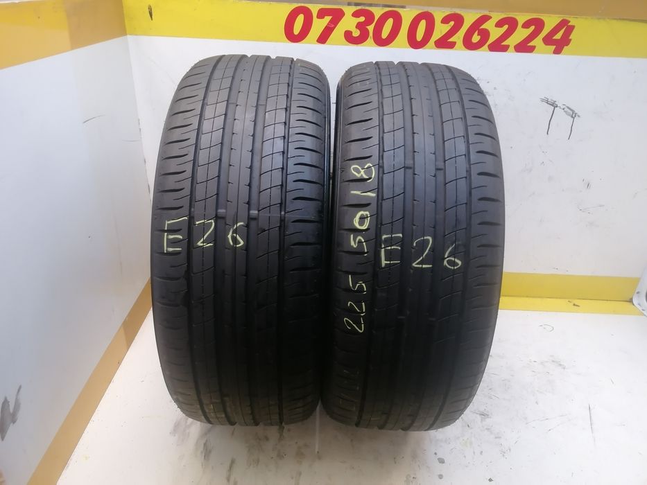 225/50/18 2 *Dunlop 95v dot 0624. Vara  6,,30mm