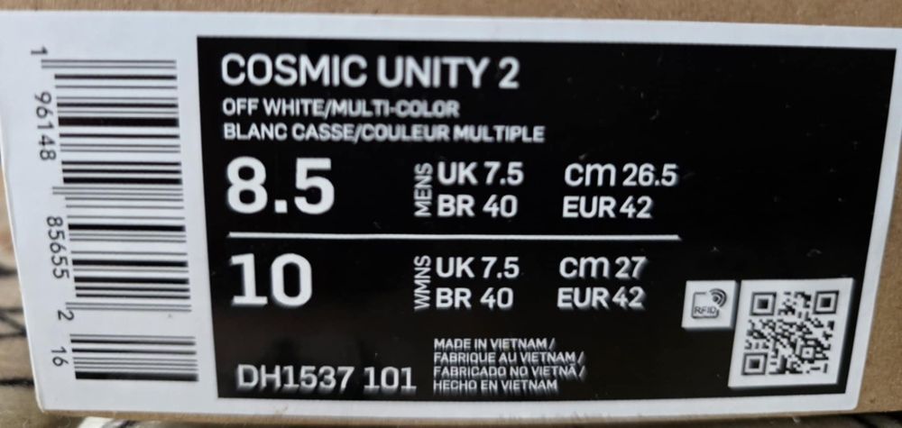 Nike cosmic unity 2, mărimea 42(26.5cm), originali.