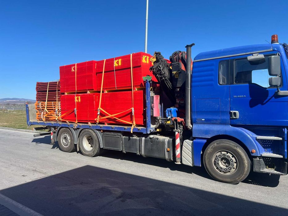 Траспортни услуги с кран Автокран Камион с кран 20 метра
