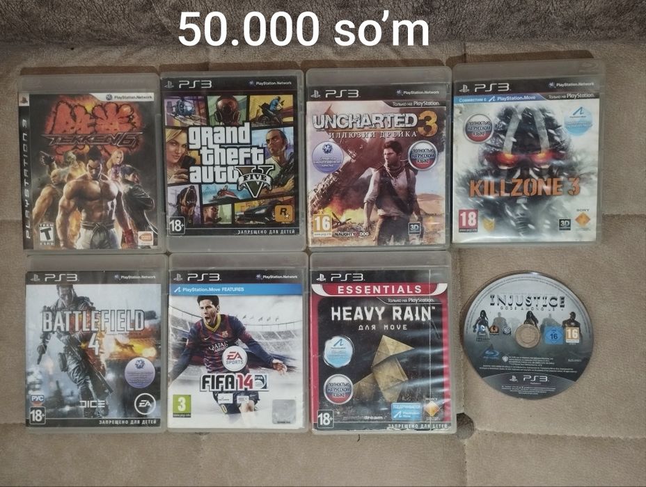 Игровые диски ps3 ps4 ps5