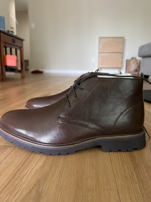 Мужские кожаные ботинки