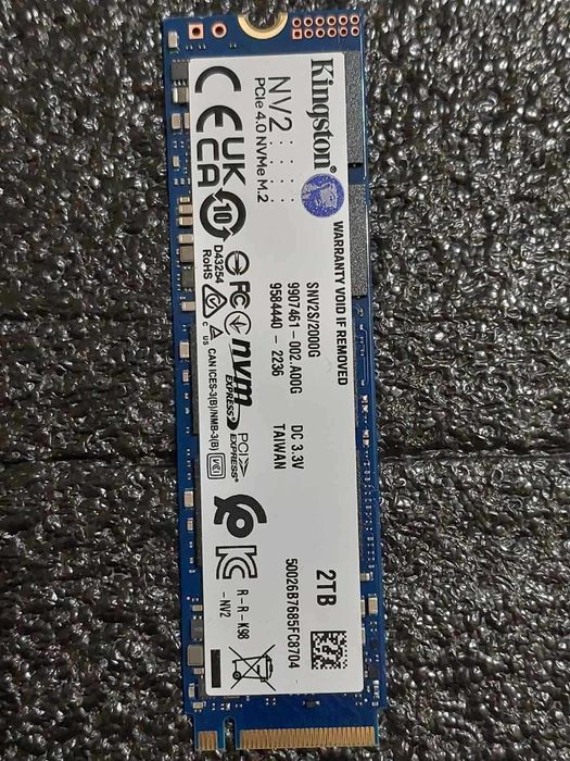 2TB M.2 NVMe - Kingston NV2 Gen4 (НОВ)
