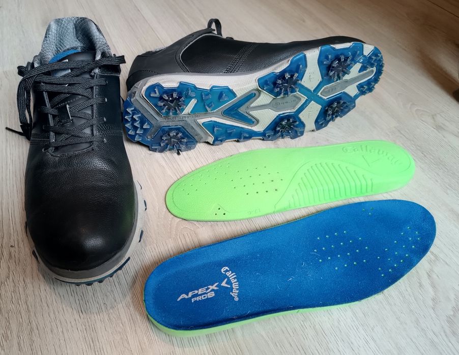 Голф обувки 45 Callaway Apex Pro S

Един път обувани, неразличими от н