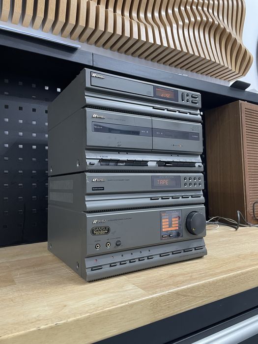 Sistem audio sansui mc1000l amplificator radio deck si cd