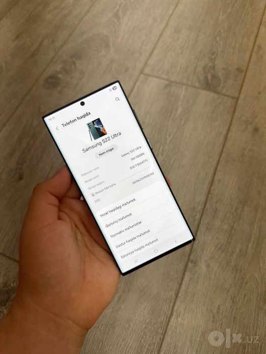 Samsung S22 ultra 256 Skidkada