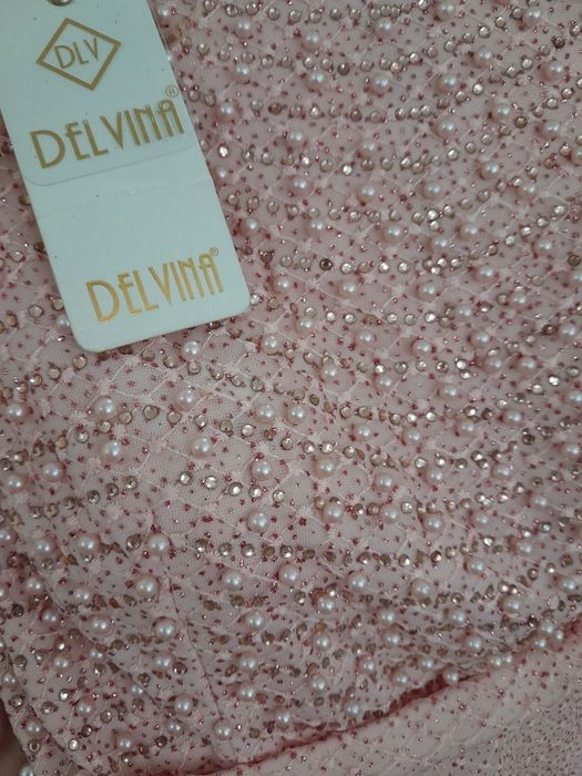 Вечерное платье розовое