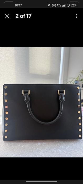 Geanta Michael Kors Sylvie Gold