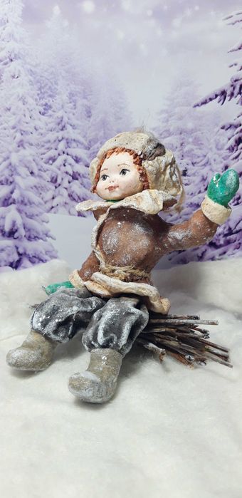 Ватные игрушки "Дары зимнего леса"