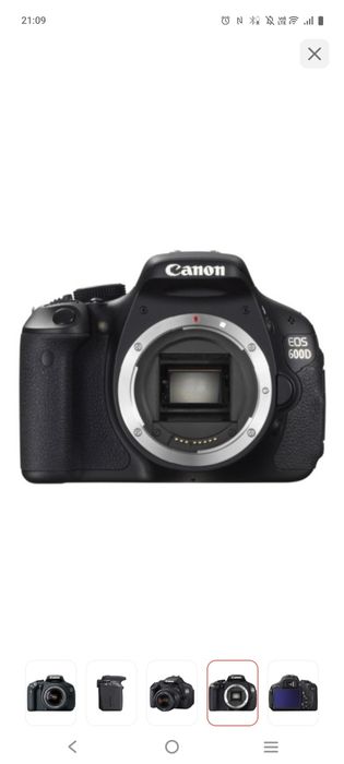 Продам canon  EOS 600d 100 тыс