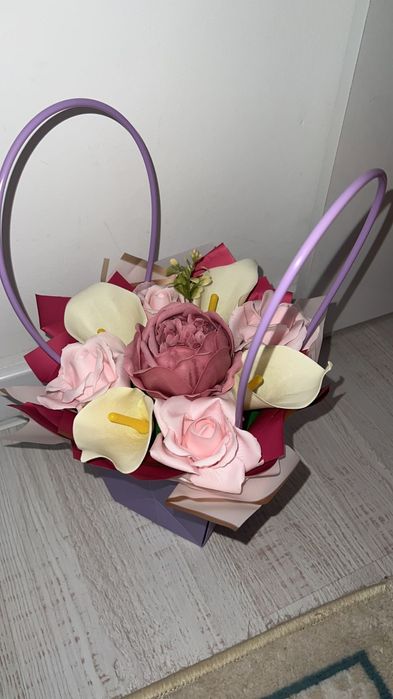 Букеты мыльных роз