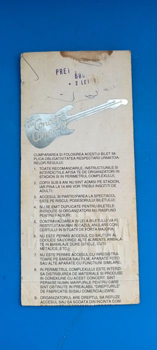 Bilet concert Michael Jackson