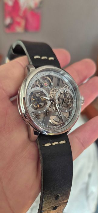 Maurice Lacroix Masterpiece Skeleton Хронограф лимитиран 250 бройки