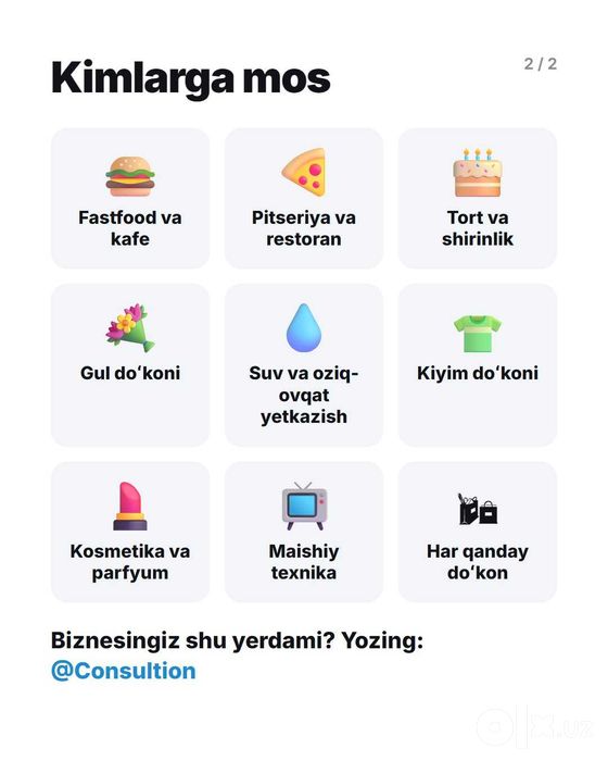 Restoran va doʻkon uchun Telegram bot + Mini App — 3 kunda tayyor