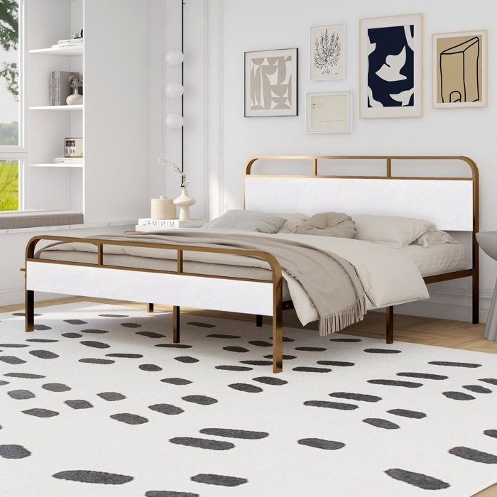 АКЦИЯ  Металлическая кровать GOLD-G Temir kravat GOLD-G