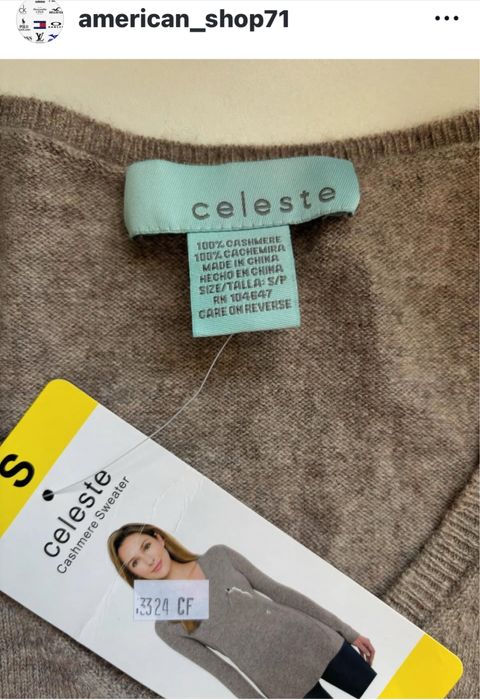 100% кашемир, женский пуловер