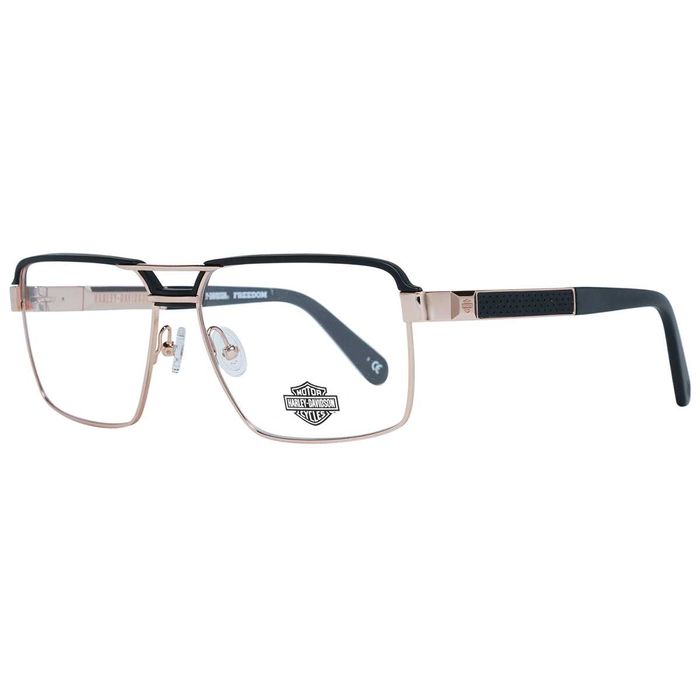 HARLEY DAVIDSON – Мъжки рамки за очила BLACK "N" GOLD METAL нови кутия