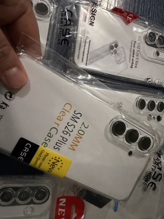 Samsung Galaxy S26 Ultra,S26+,S26 прозрачни силиконови гърбове