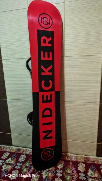 Placa snowboard 160 Nideker -legaturi boots