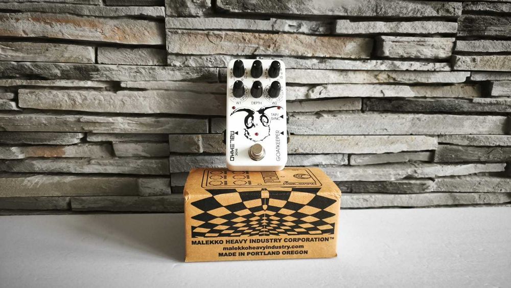 Pedală chitara electrica Tremolo Malekko Goatkeeper USA - Garantie
