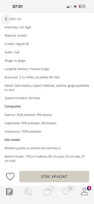 Geaca EA7 Emporio Armani