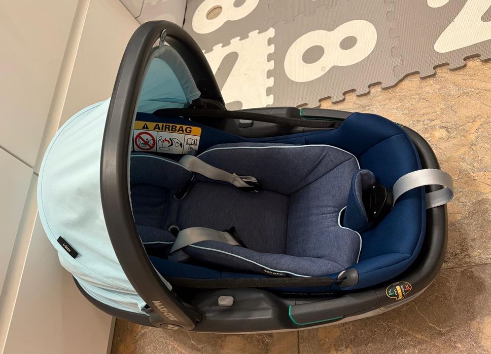 Столче за кола, кошница и подложка - Maxi Cosi Coral ИДЕАЛНО ЗАПАЗЕНО