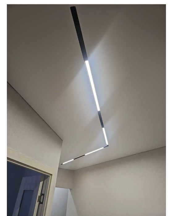 магнитный треки световая линия парящий профил скрытный карниз светод л