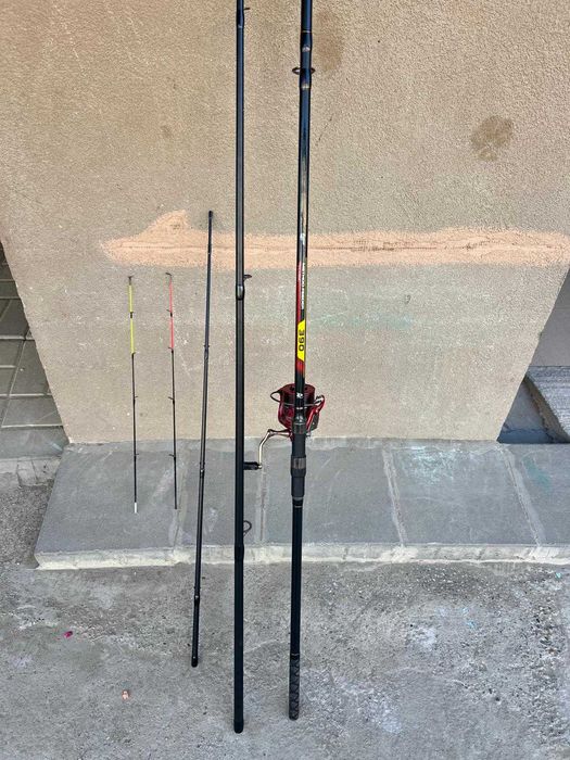 Combo: Lanseta feeder Benzar Clasic Feeder  si Mulineta Benzar Method Feeder 6500