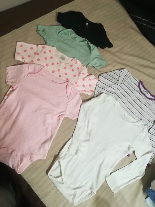 6 броя бодита за момиче размер 98-104