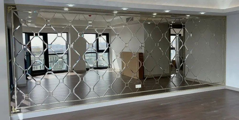 Ромбик Ойна кесиш хизмати .Oynachi Зеркала Rombik Zerkila vitrina polk