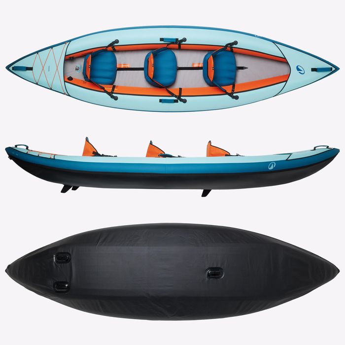 Set caiac-canoe Tribord 100 Essential 2/3 - produs resigilat Decathlon