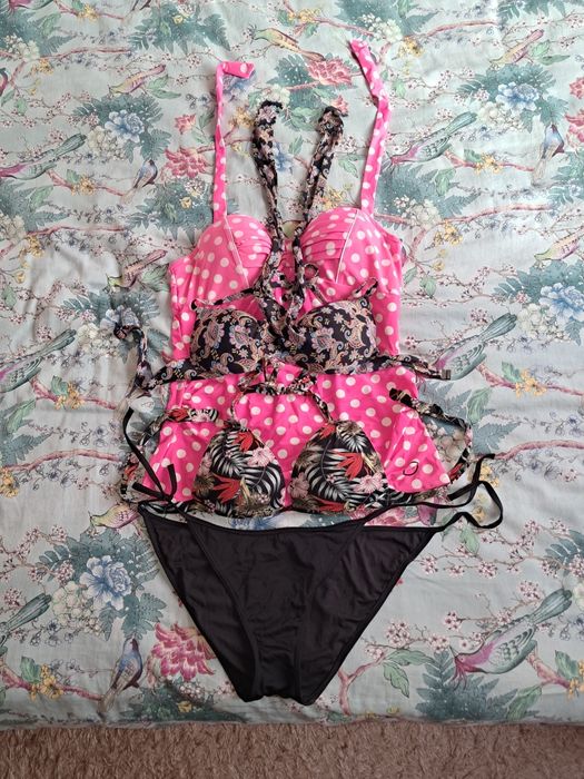 LOT 8piese Costume de baie 44/L sau XL, slip ajustabil, cupa sutien B