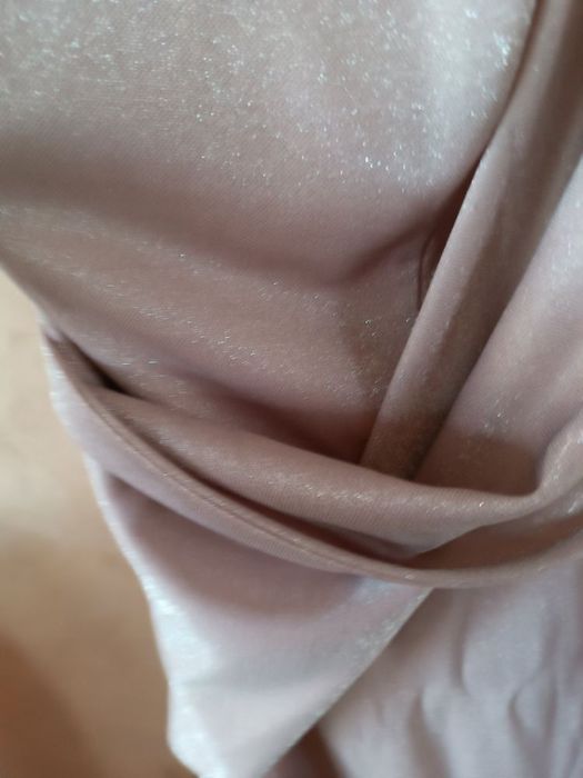 Официална рокля цвят пудра