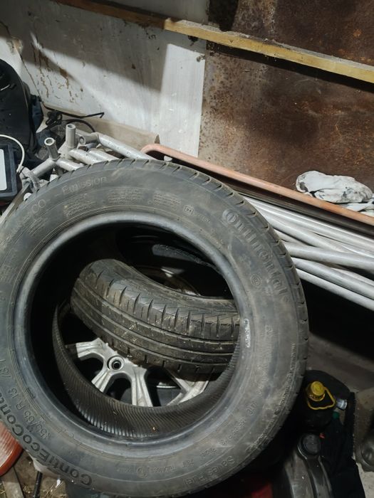 Резина на дисках на матизе стояли