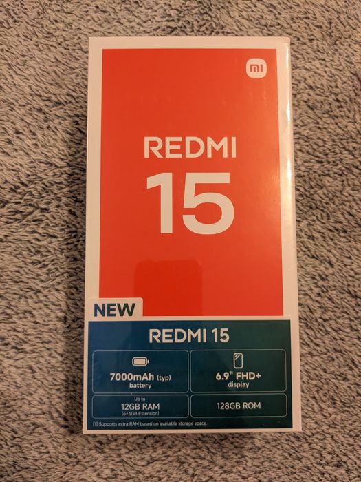 Xiaomi Redmi 15 (6+128GB) Черен