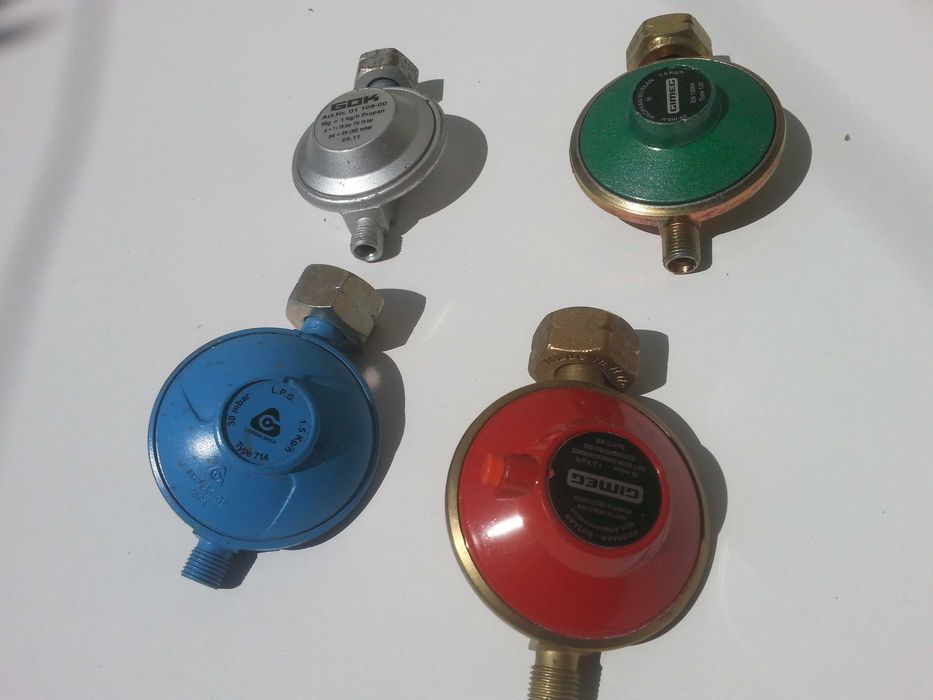 GIMEG Olanda camping regulator furtun gaz rulota 30/50 mBar ceas