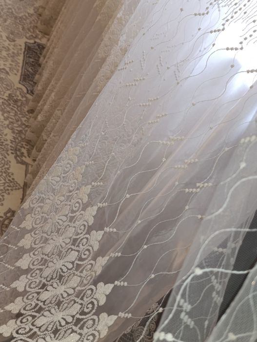 Перде 6 метр косымша капы пердеси готовый