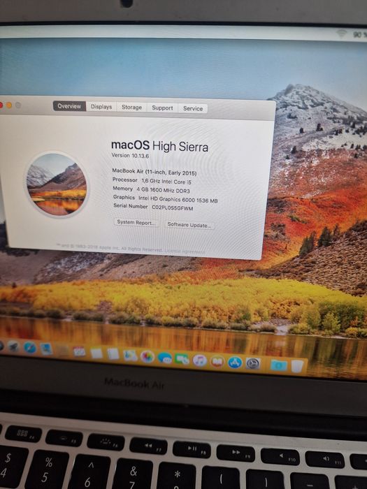 Macbook Air 11 inch 2015