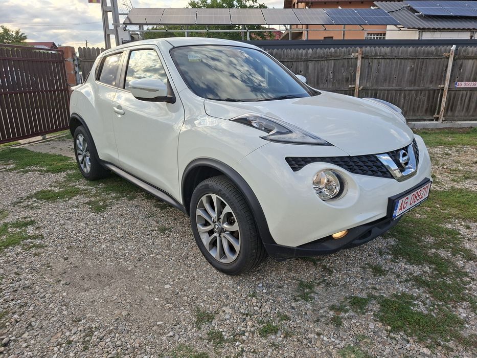 Nissan Juke-an 2017-1.5 Dci 110cp-euro 6 fara AdBlue-alb perlat-navi-nr  rosii