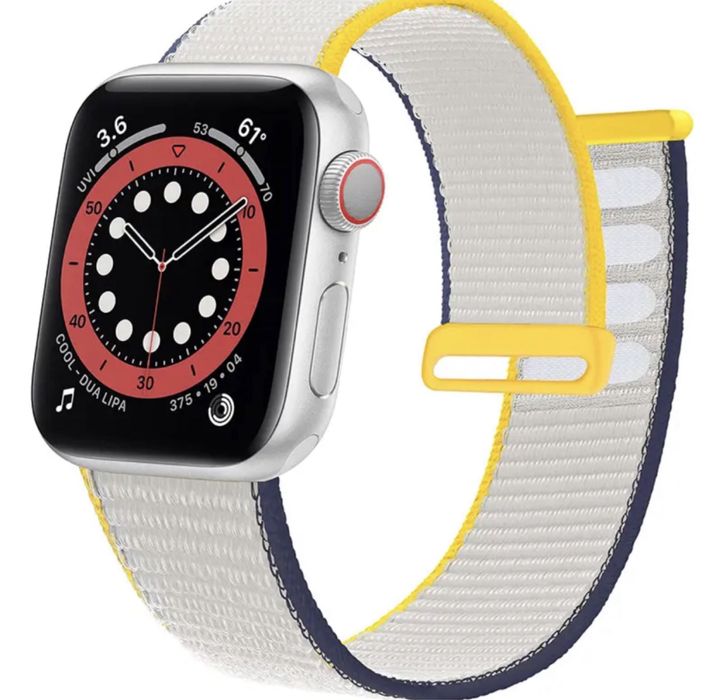 Curea Husa Folie Bracelet Nylon Sintetic Compatibila Ceas Apple Watch