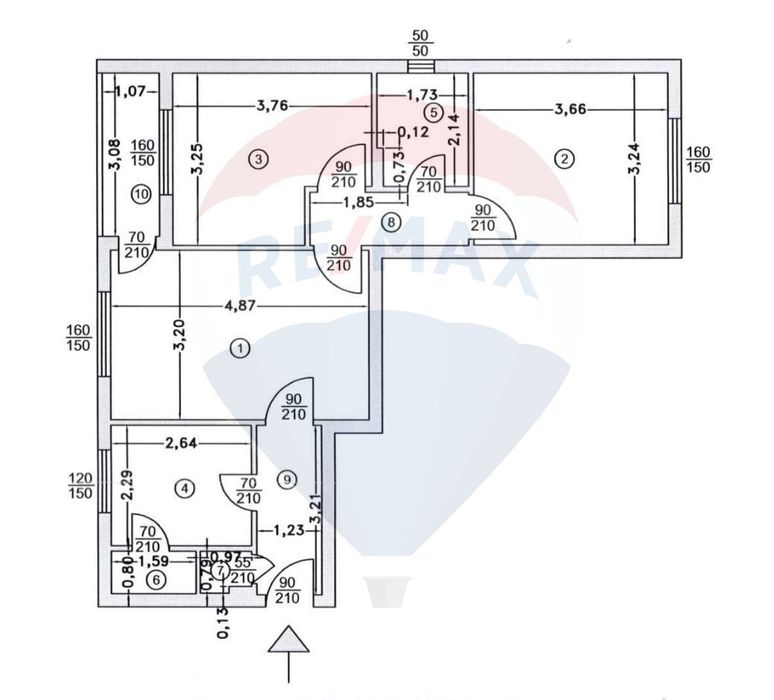 Apartament cu 3 camere de vanzare, 57 mp, Auchan Crangasi, zona verde