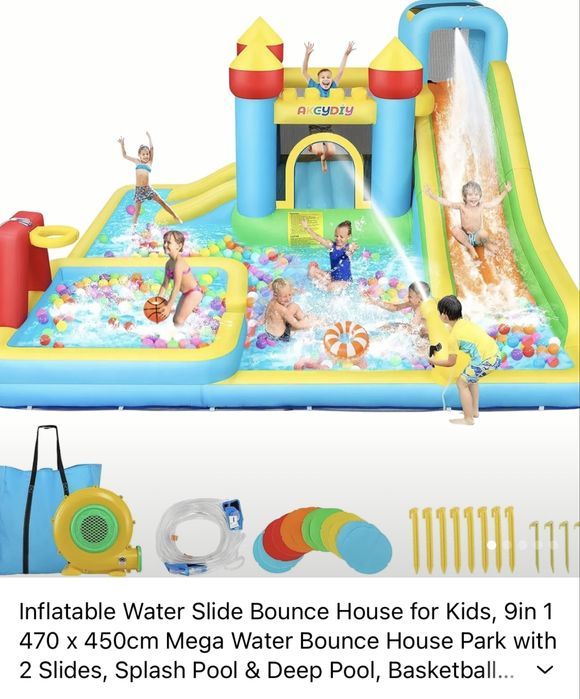 Наем на надуваем замък батут