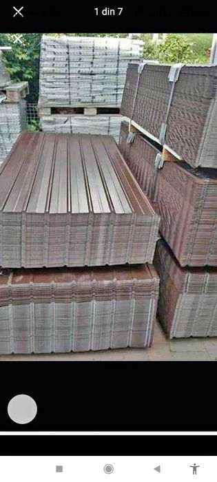 Tablă cutată colorată livrăm toată țara oferim transport gratuit