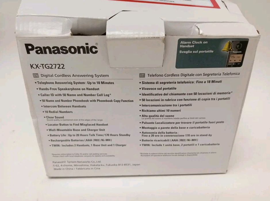 Panasonic KX-TG2722 Twin – Безжични телефони