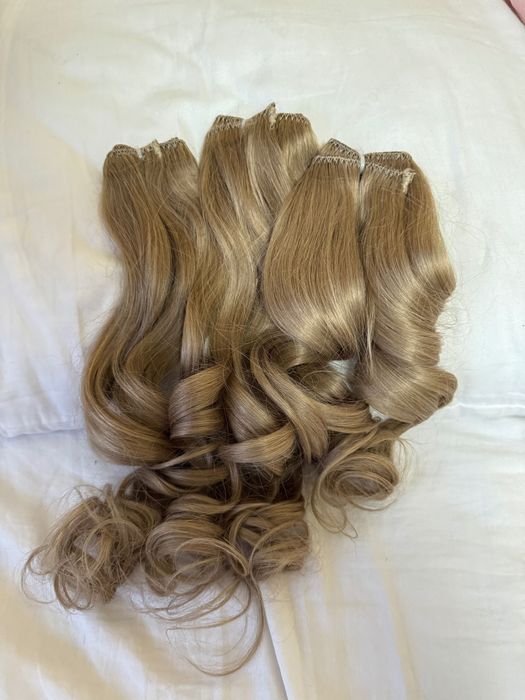 100% натурална индийска коса, мека и готова за носене