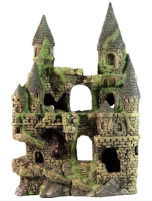 Замок - грот для аквариума