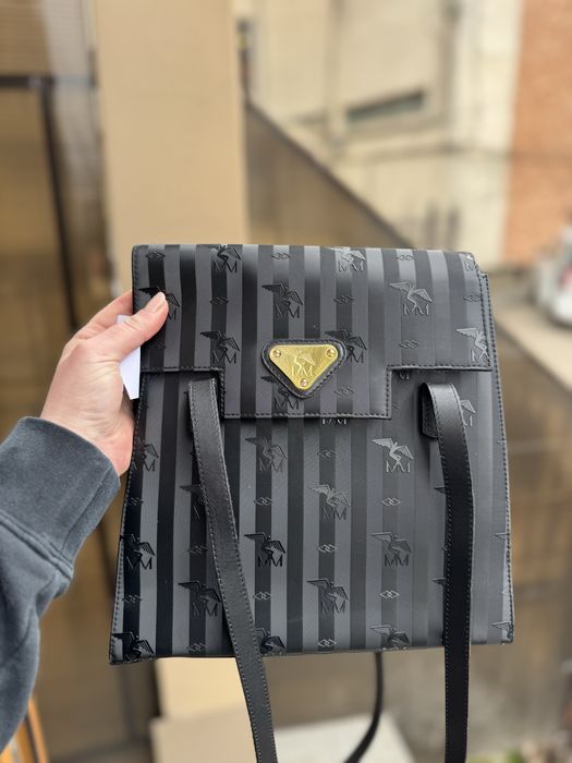 Geantă Maison Mollerus originală, model MM, stare foarte bună