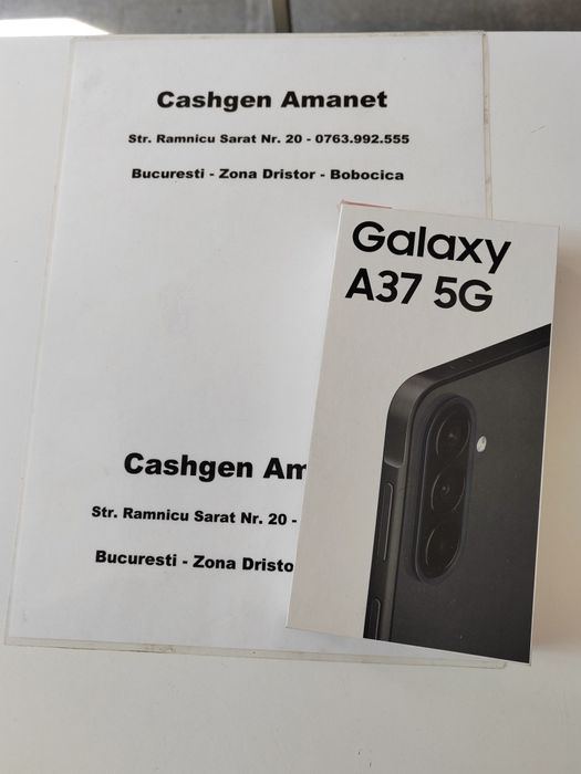 Samsung A37 128GB 5G Charcoal - Sigilat - Garantie 2ani
