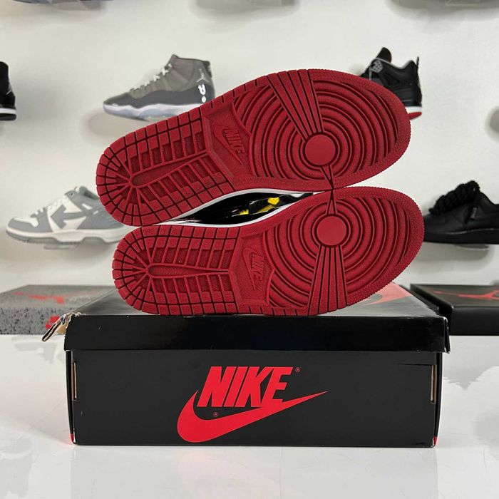 #SUMMER SALE# Nike Air Jordan 1 High Patent Bred - Livrare Verificare - Predare Personala